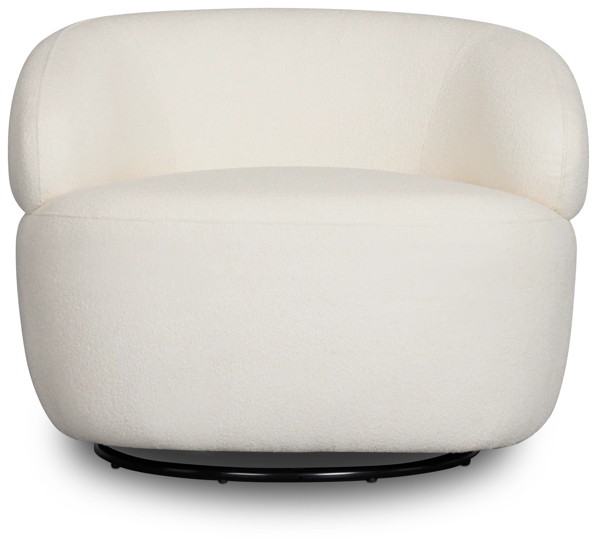 Catalina White Fabric Swivel Chair Catalina White Fabric Swivel Chair