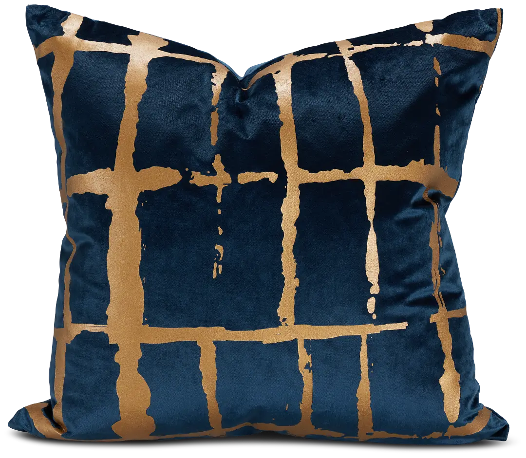 Liam Navy 22" Square Accent Pillow Liam Navy 22" Square Accent Pillow