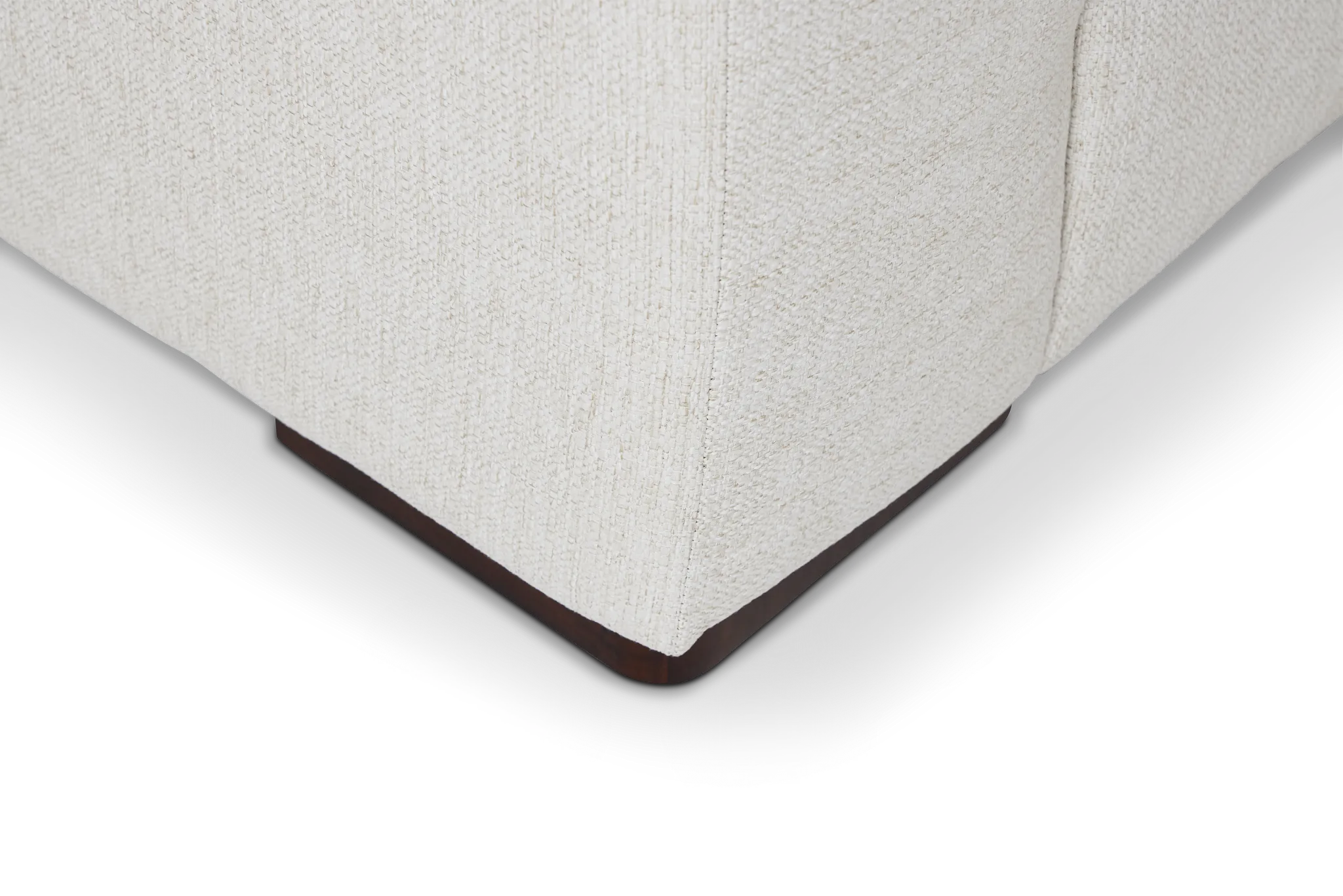 Veronica White Down Medium Left Chaise Sectional