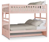 Charleston Pink Trundle Bunk Bed