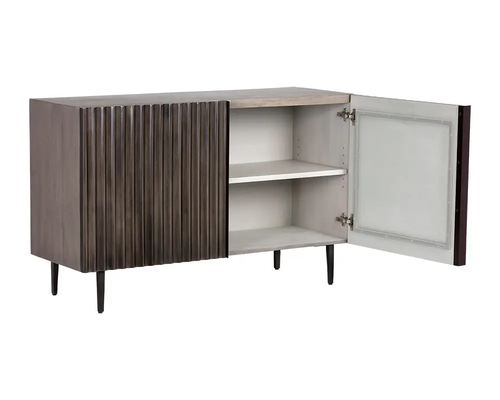 Sebring Dark Taupe Small Credenza Sebring Dark Taupe Small Credenza