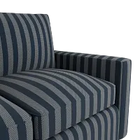 Siesta Sea Lane Dark Blue Fabric Innerspring Sleeper