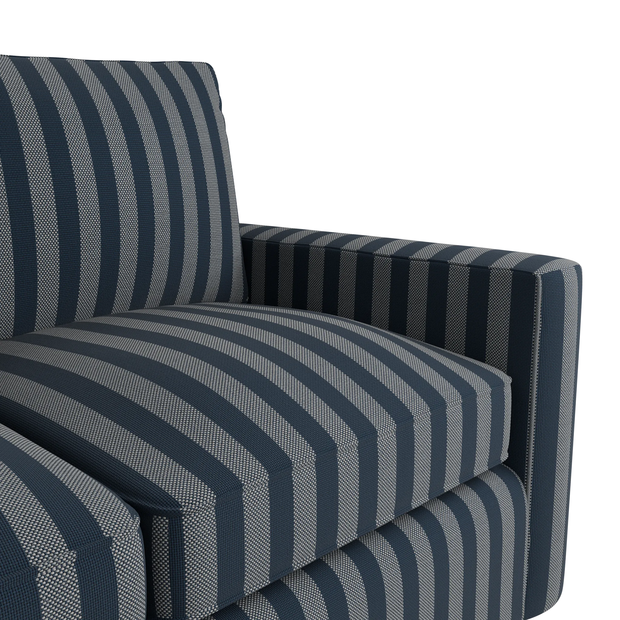 Siesta Sea Lane Dark Blue Fabric Innerspring Sleeper