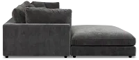 Lounge Dark Gray Small Chaise Sectional