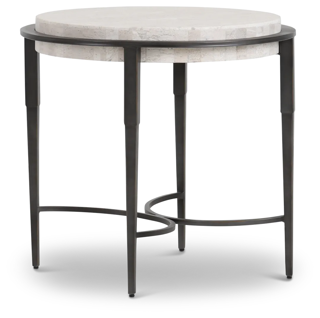 Barclay Beige End Table