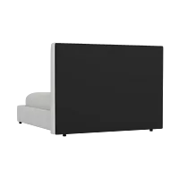 Grayton Peyton White 54" Upholstered Platform Bed