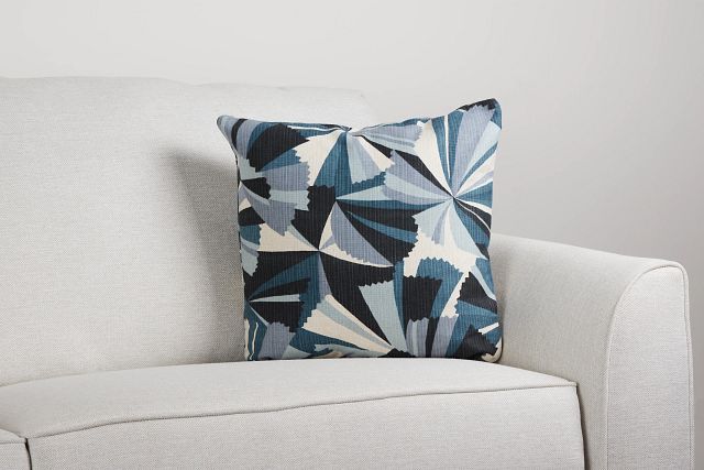 Tina Dark Blue 18" Accent Pillow