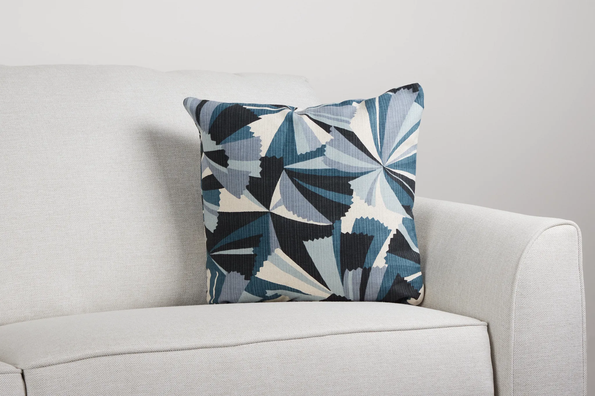 Tina Dark Blue 18" Accent Pillow
