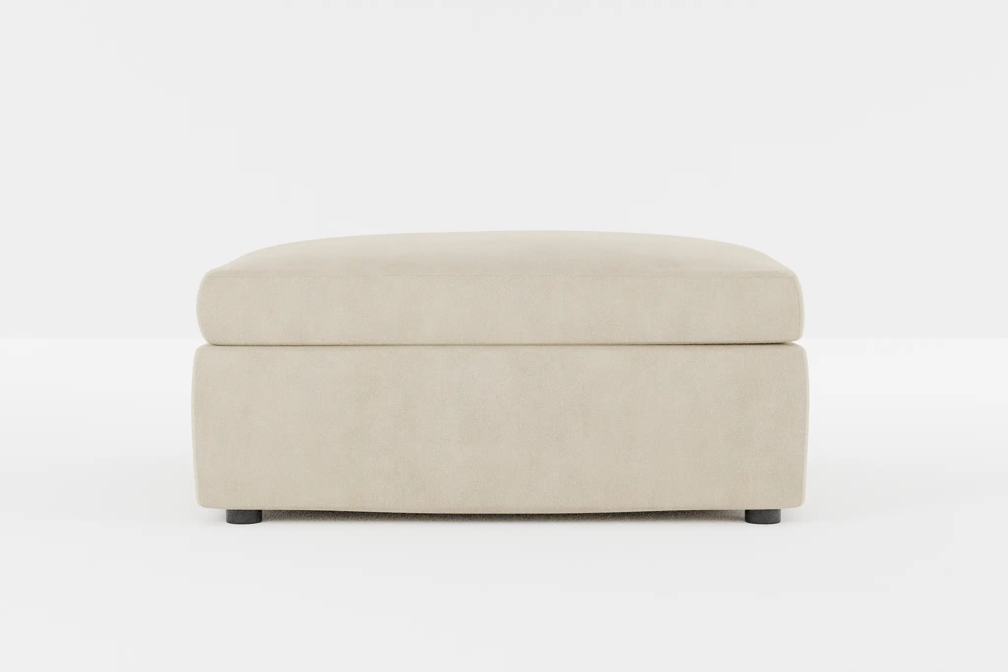 Destin Peyton Beige Fabric Cocktail Ottoman Destin Peyton Beige Fabric Cocktail Ottoman