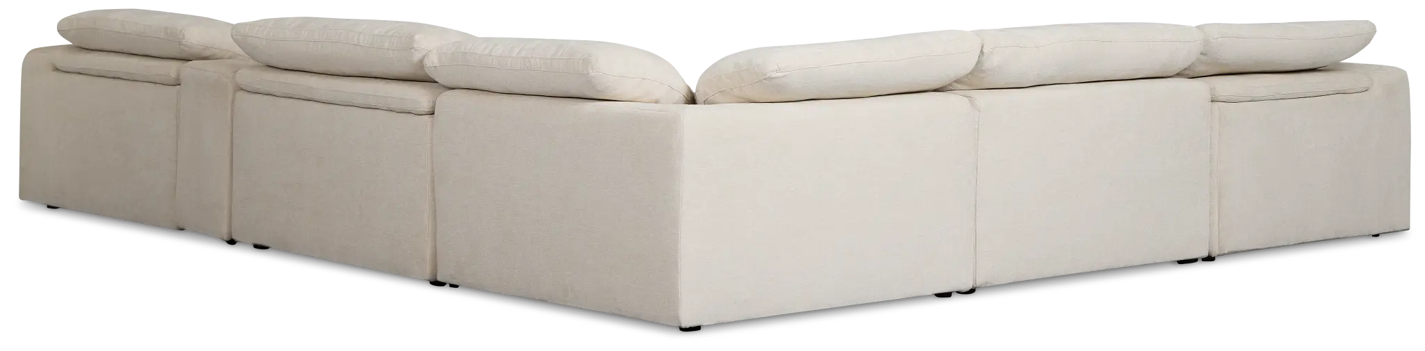 Drift Light Beige Fabric Medium Triple Power 2-arm Sectional Drift Light Beige Fabric Medium Triple Power 2-arm Sectional