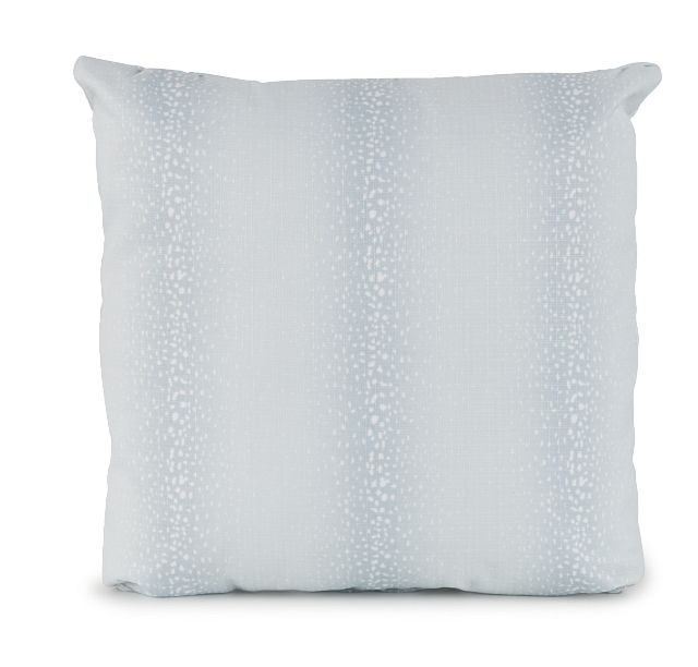 Antelope Light Blue 20" Indoor/outdoor Square Accent Pillow (1)