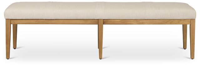 Tahoe Light Tone Upholstered Dining Bench