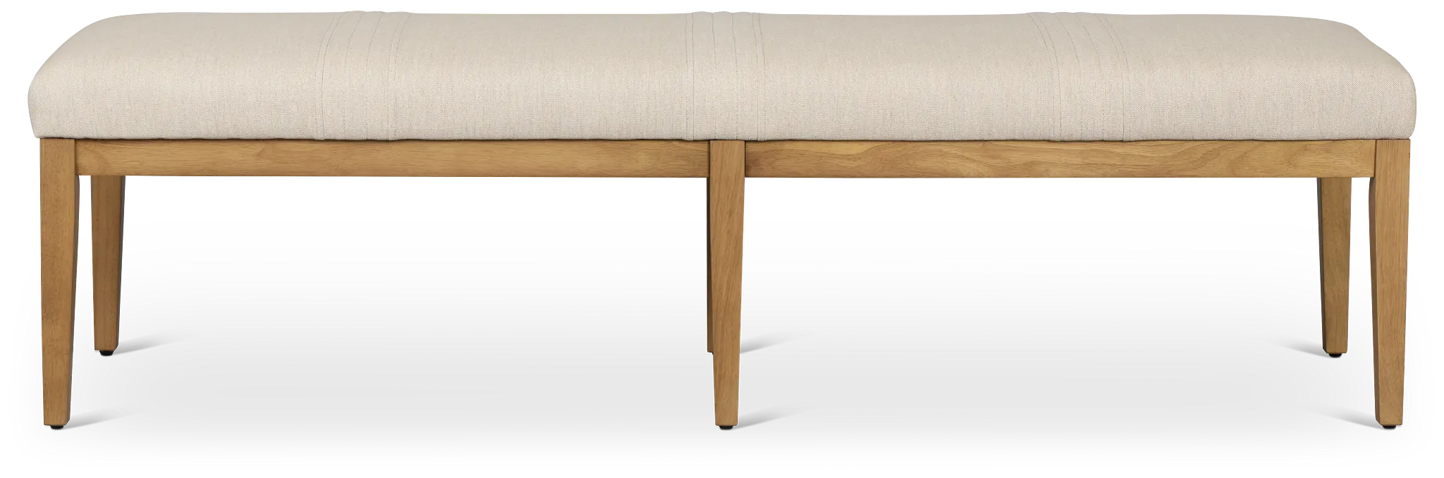 Tahoe Light Tone Upholstered Dining Bench