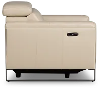 Atlas Taupe Lthr/vinyl Power Recliner With Power Headrest