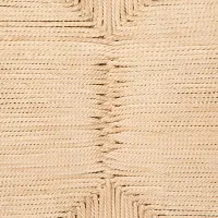 Four Hands Shona Mid Tone Woven Accent Stool