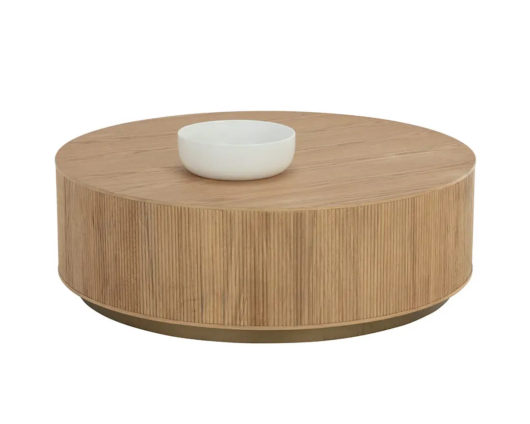 Delphi Light Tone Round Coffee Table Delphi Light Tone Round Coffee Table