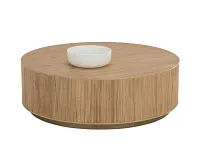 Delphi Light Tone Round Coffee Table