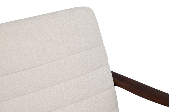 Gerry Light Beige Fabric Accent Chair