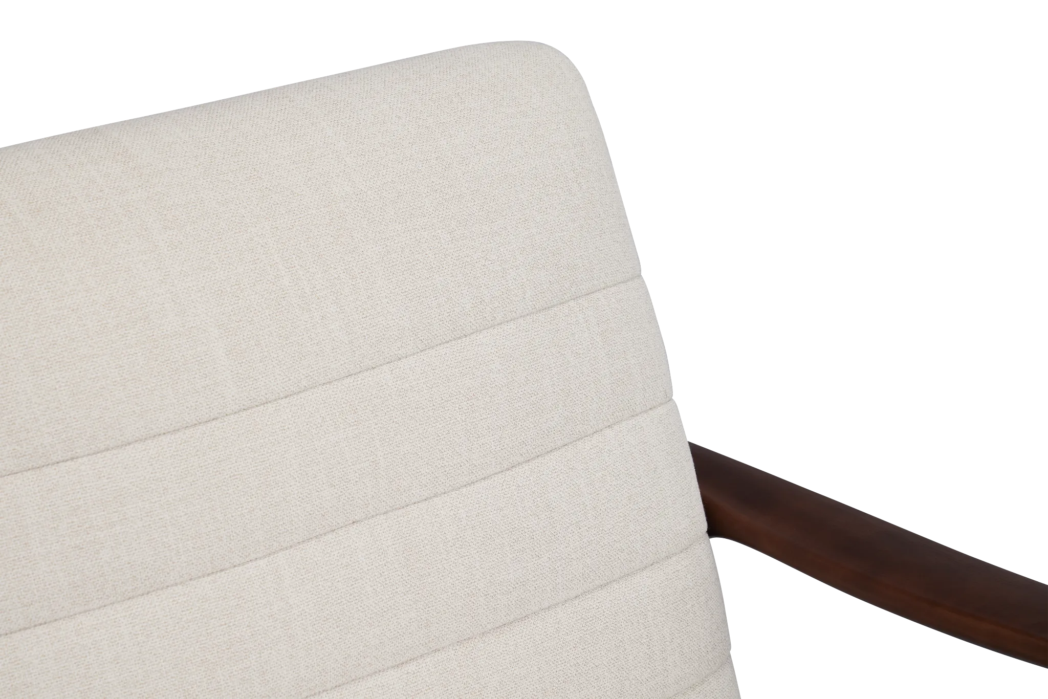 Gerry Light Beige Fabric Accent Chair