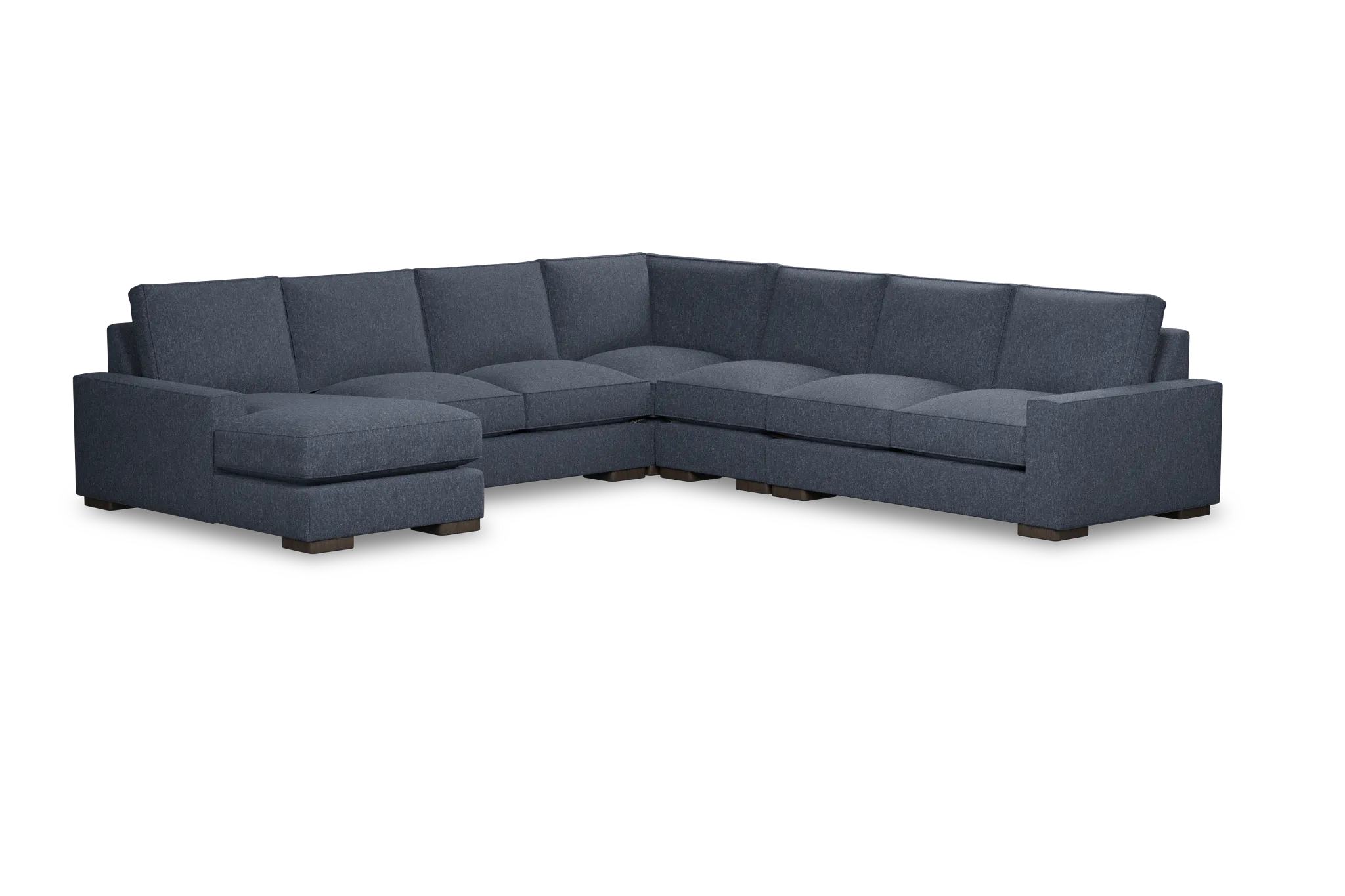 Edgewater Maguire Blue Large Left Chaise Sectional