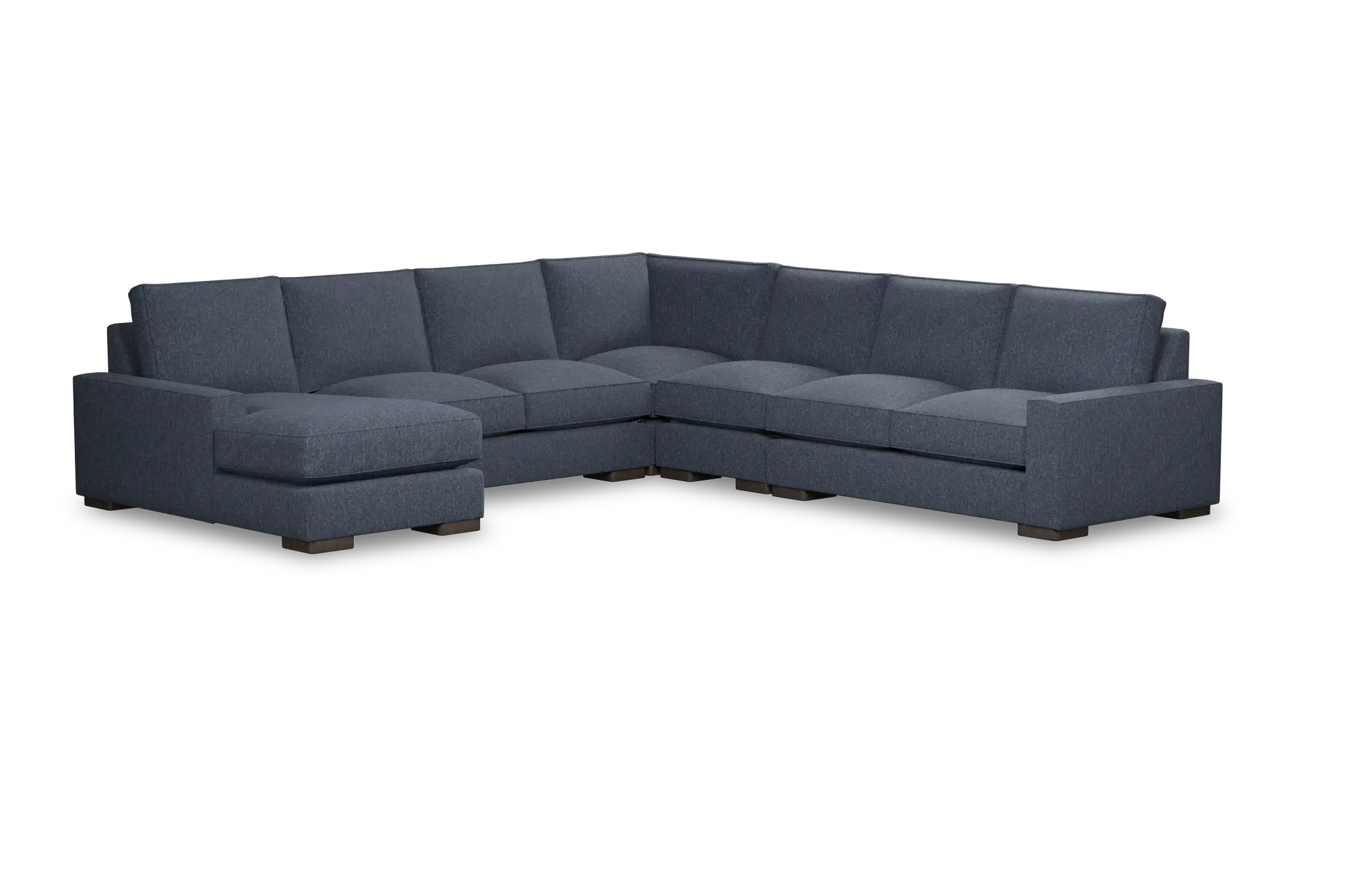 Edgewater Maguire Blue Large Left Chaise Sectional Edgewater Maguire Blue Large Left Chaise Sectional