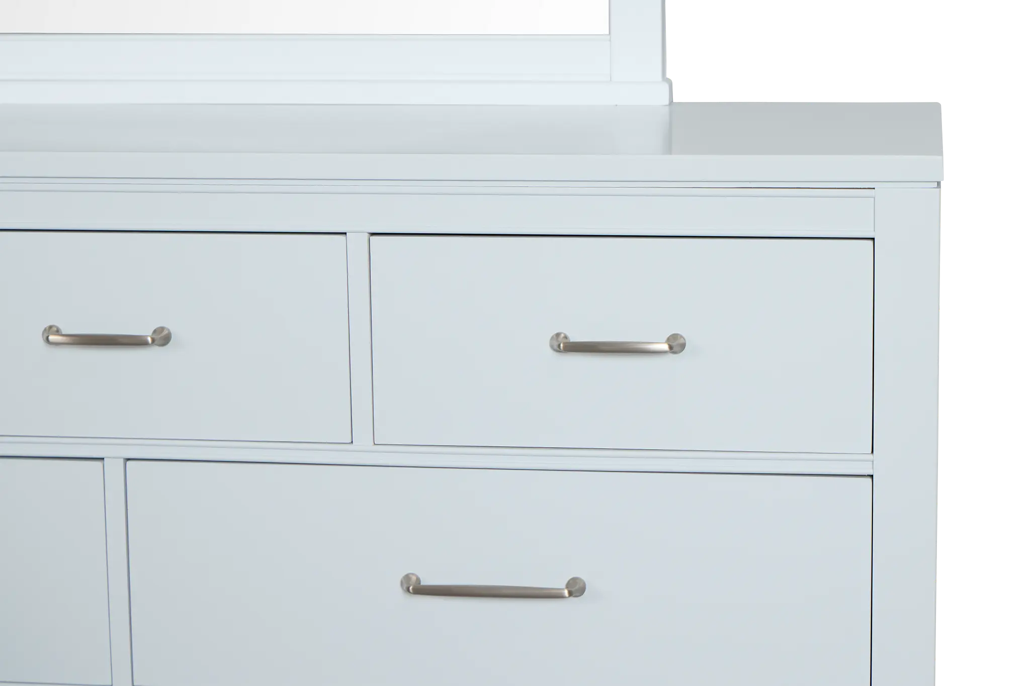 Carolina Light Blue Dresser & Mirror Carolina Light Blue Dresser & Mirror