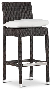 Zen White 30" Barstool