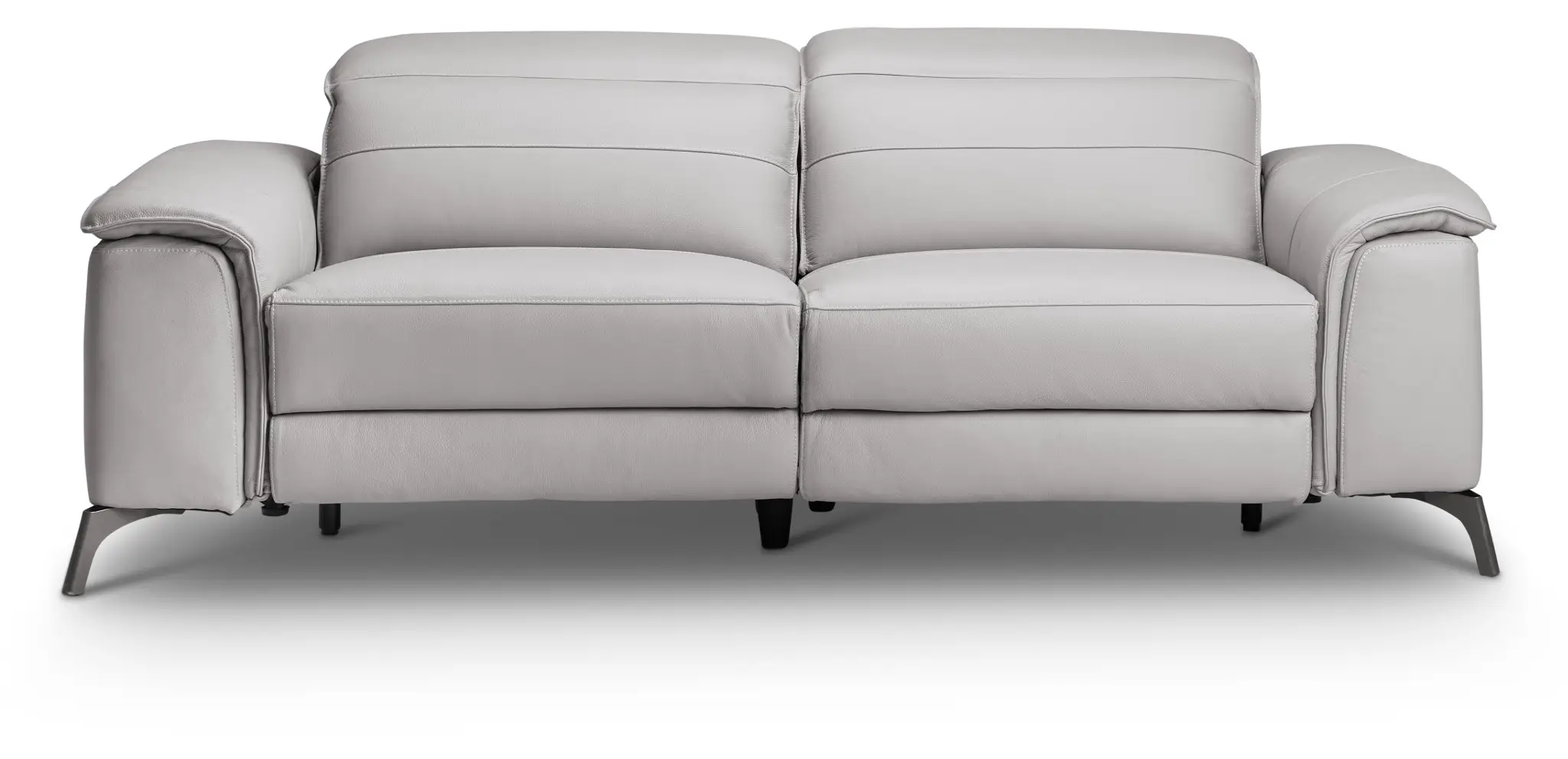 Pearson Gray Leather Power Reclining Sofa Pearson Gray Leather Power Reclining Sofa