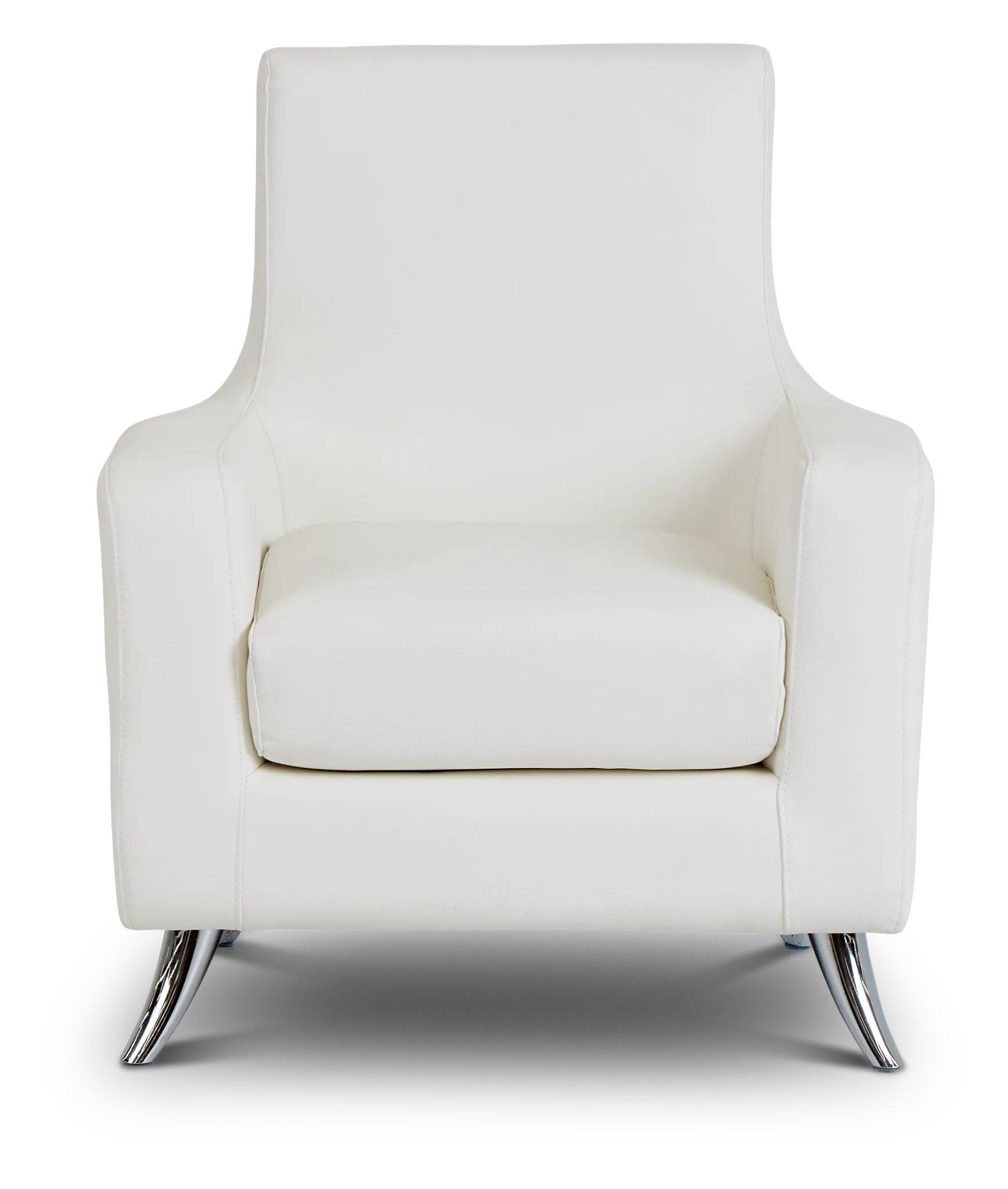 Marquez White Micro Accent Chair