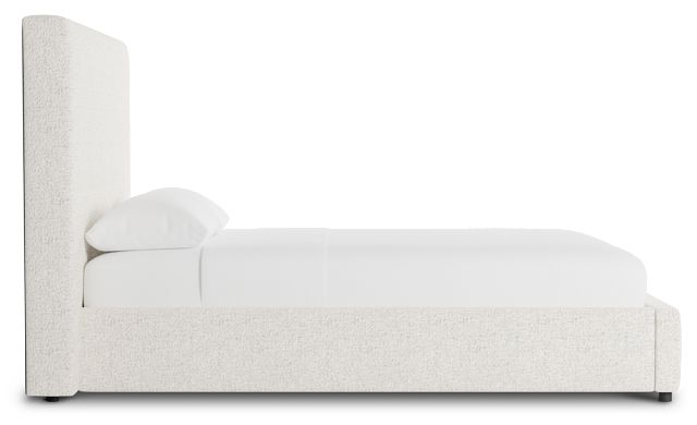 Grayton Natural Beauty Beige 54" Upholstered Platform Bed