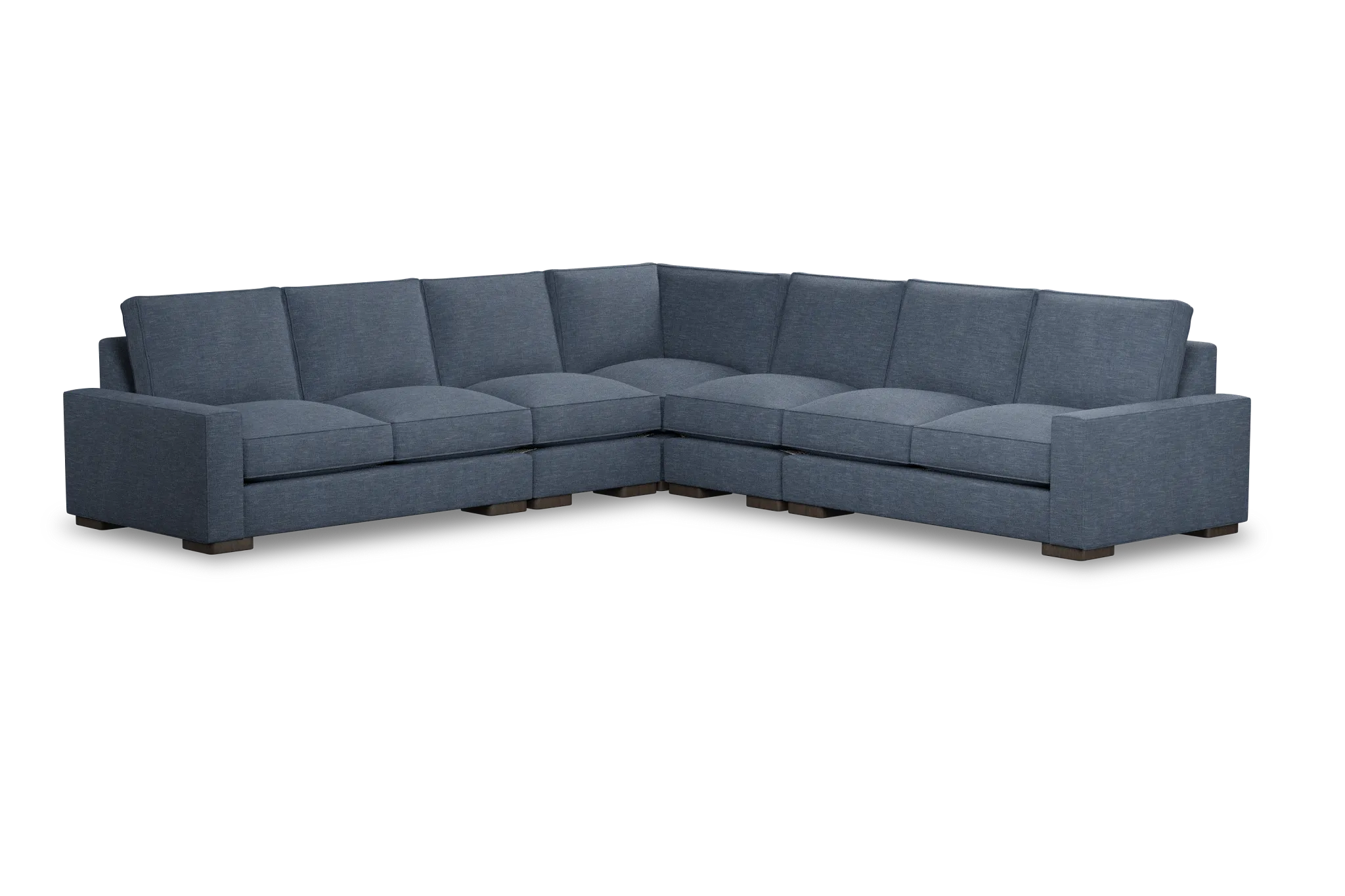 Edgewater Elevation Dark Blue Large Two-arm Sectional