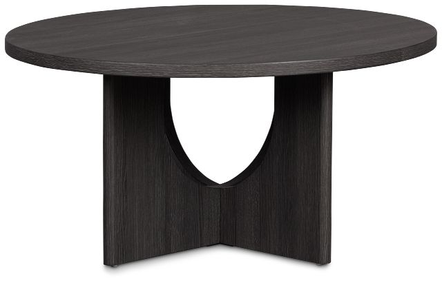 Lyndie Black Round Coffee Table