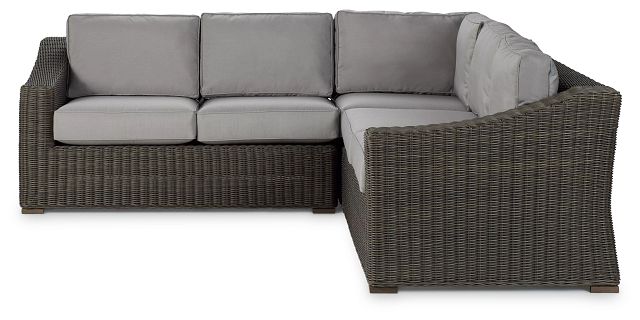 Canyon Gray Small Two-arm Sectional (3)