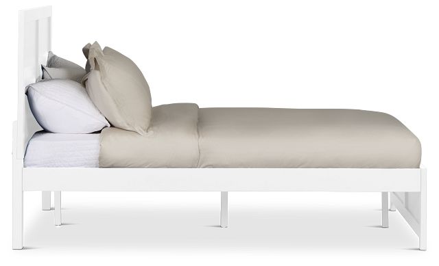 Charleston White Panel Bed