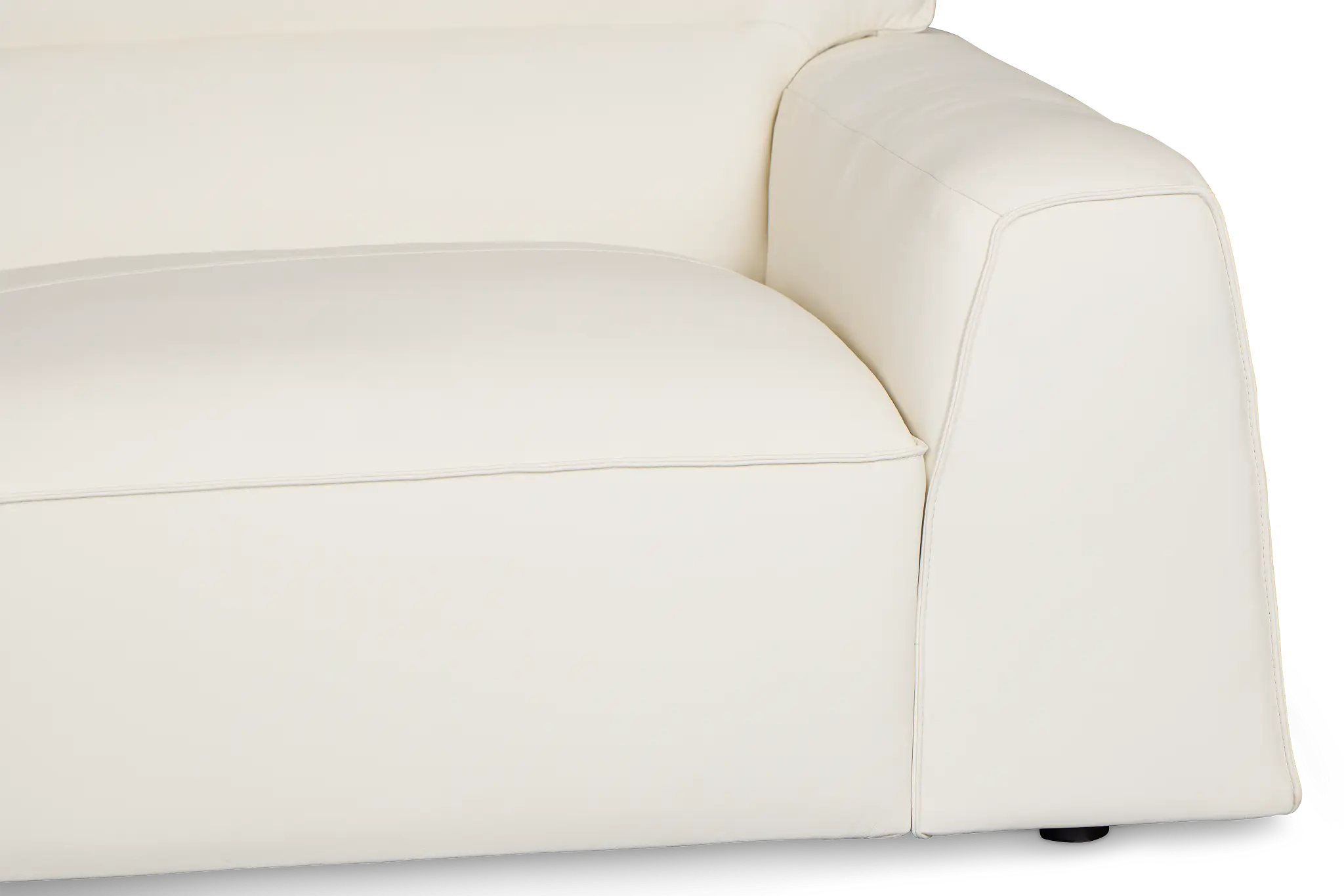 Blanca White Leather 5-piece Modular Sectional Blanca White Leather 5-piece Modular Sectional
