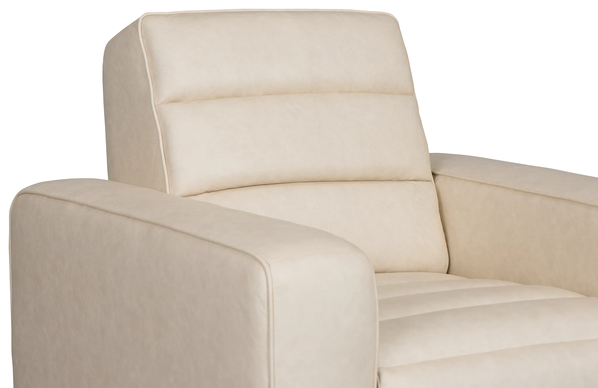 Sawyer Ivory Micro Power Recliner