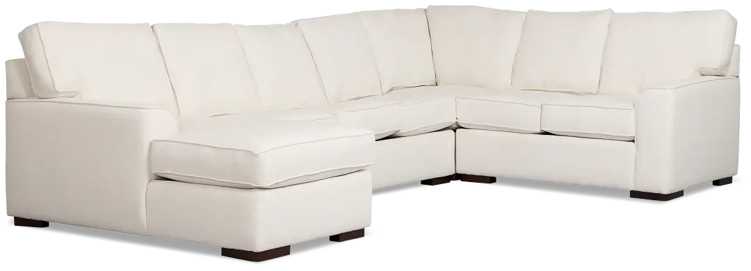 Sinclair Light Beige Fabric Left Chaise Innerspring Sleeper Sectional Sinclair Light Beige Fabric Left Chaise Innerspring Sleeper Sectional