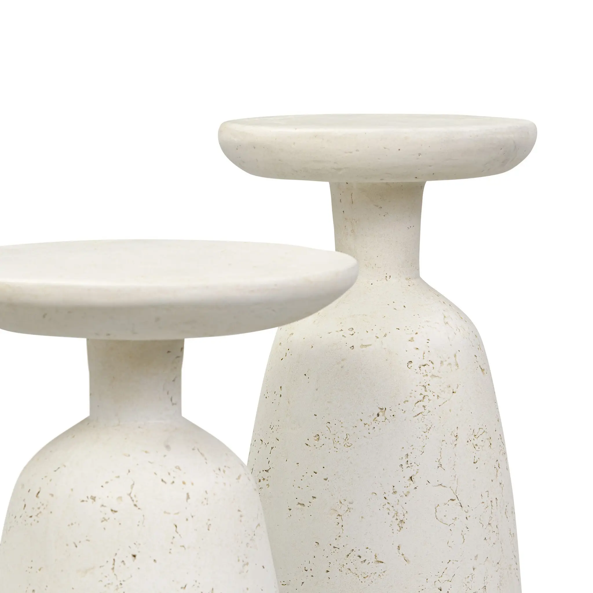 Zume White Concrete Nesting Tables Zume White Concrete Nesting Tables