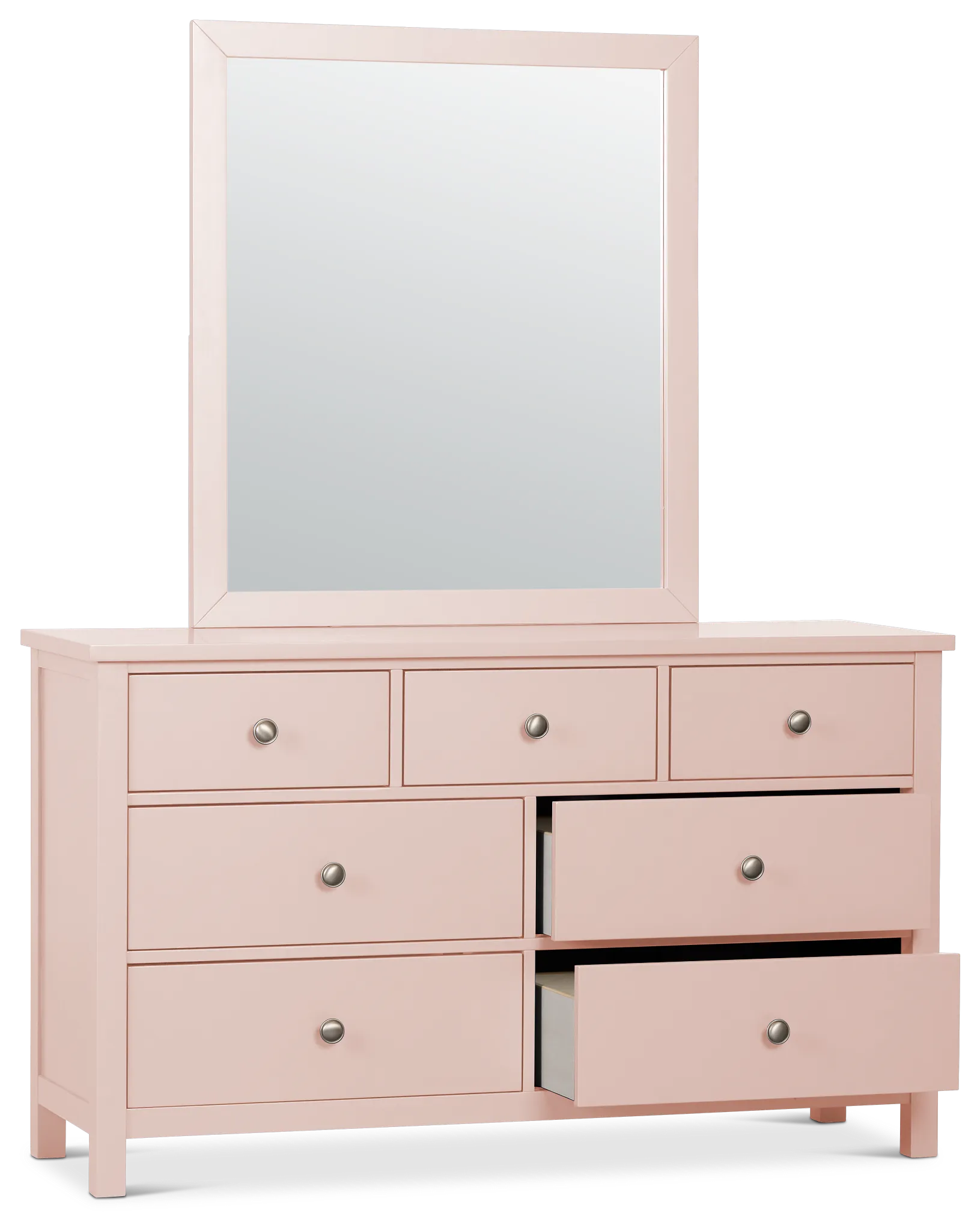 Charleston Pink Dresser & Mirror