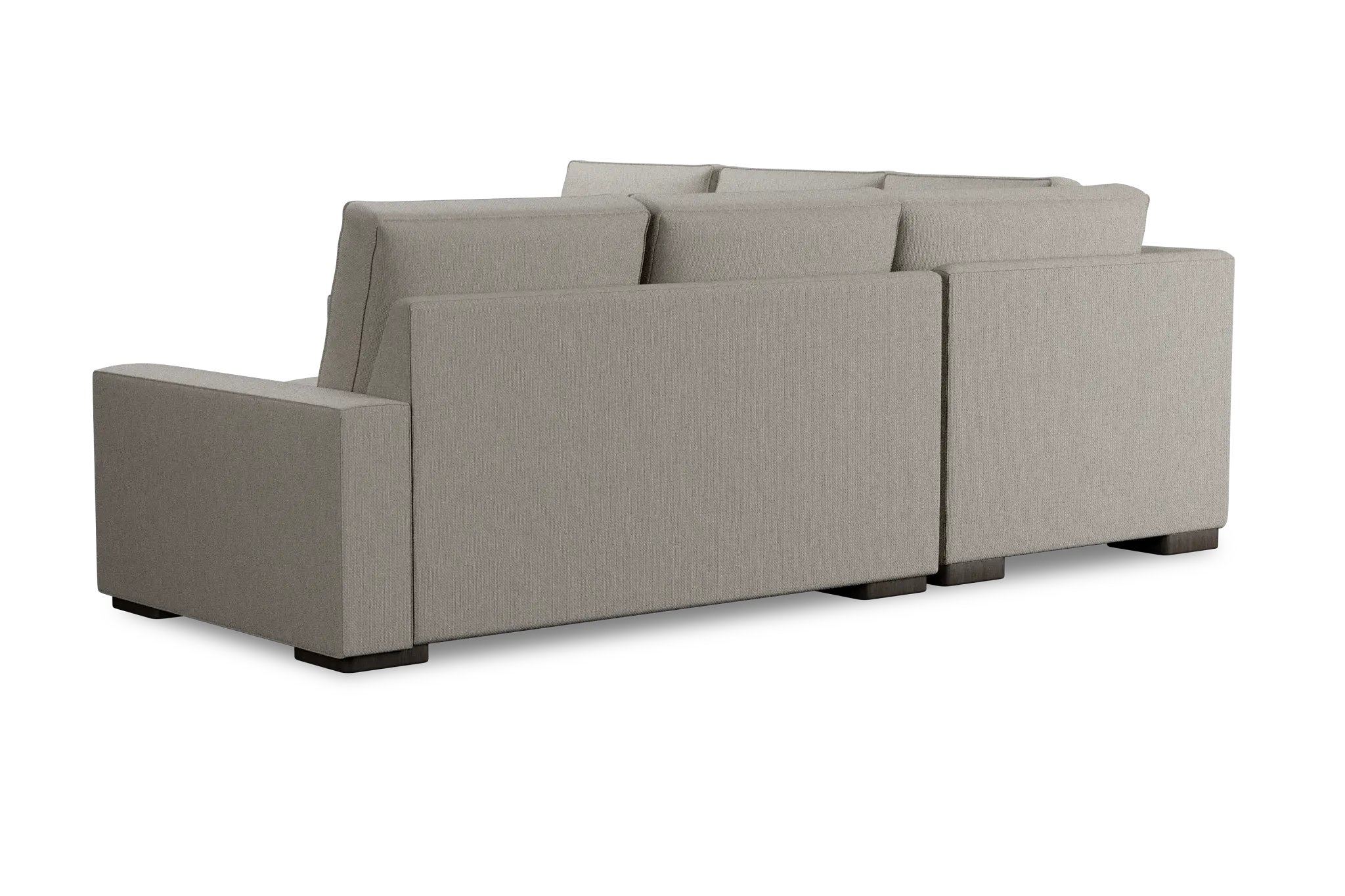 Edgewater Revenue Beige Small Two-arm Sectional Edgewater Revenue Beige Small Two-arm Sectional