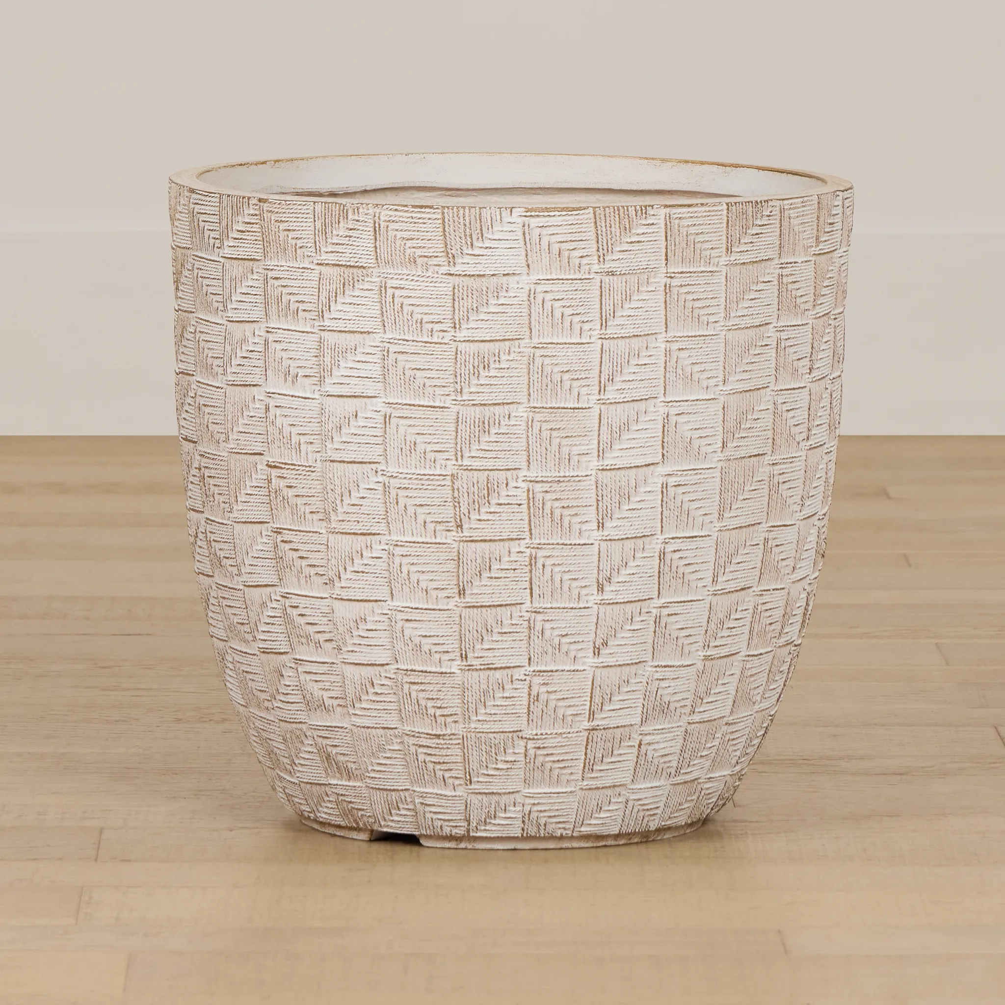 Keana Beige Medium Planter