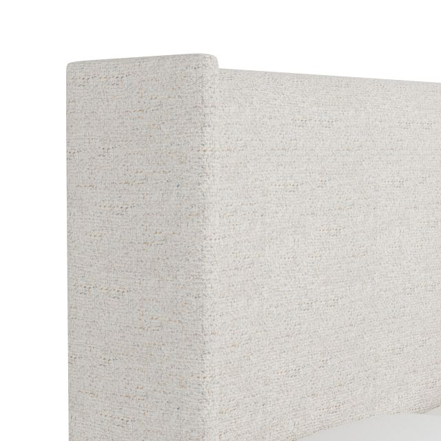 Captiva Natural Beauty Beige 60" Upholstered Shelter Bed