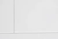 Bismark White Square End Table