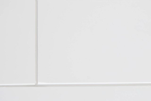 Bismark White Square End Table