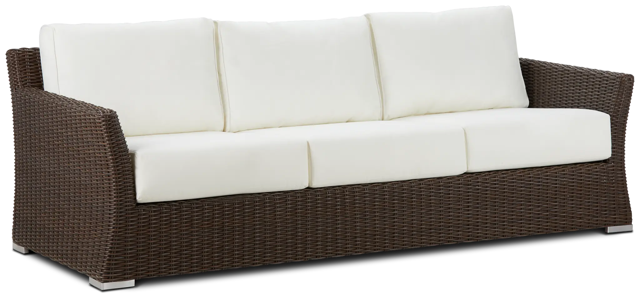 Southport White Woven Sofa Southport White Woven Sofa