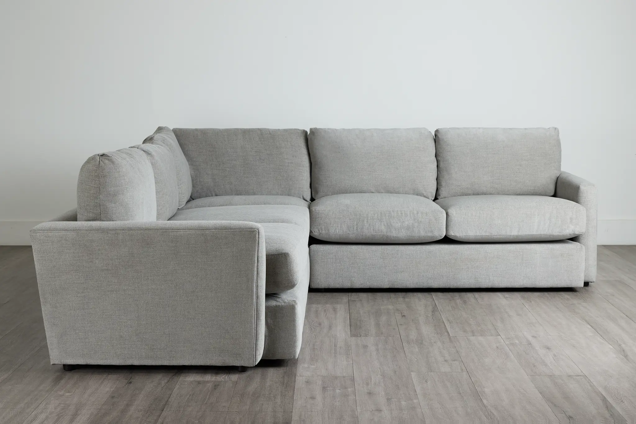 Noah Gray Fabric Small Two-arm Sectional Noah Gray Fabric Small Two-arm Sectional