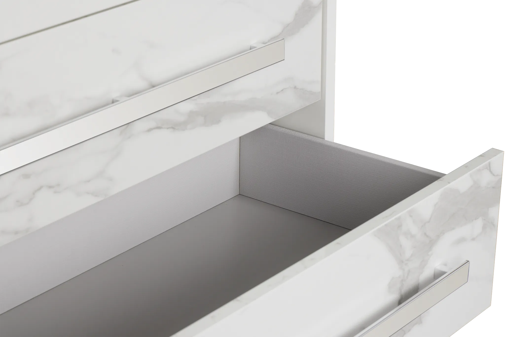 Modena White Drawer Chest