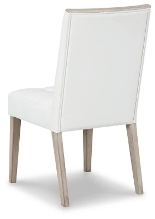 Wendora White Upholstered Side Chair