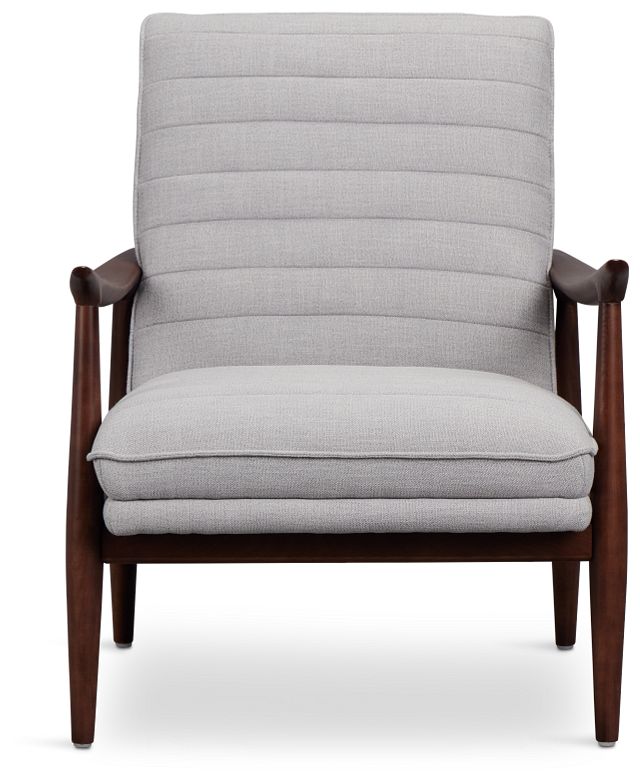 Leith Gray Fabric Accent Chair