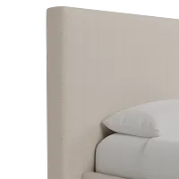 Grayton Gellar Brown 54" Upholstered Platform Bed